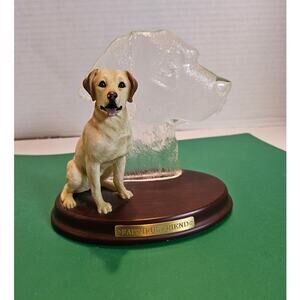 Vintage Yellow Lab "Faithful Friend" from Bradford Exchange 2002 First Issue 295